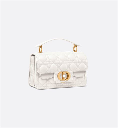 Small Dior Jolie Top Handle Bag Latte Cannage 